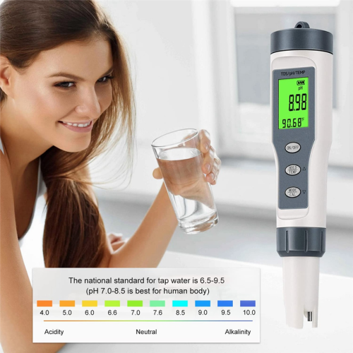 Digitálny pH meter na vodu, TDS/PH/teplotný meter, vodný tester 1
