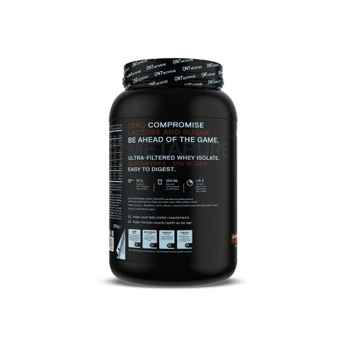 QNT Metapure Zero Carb Whey Protein Isolate χαμηλή λακτόζη 908g 1