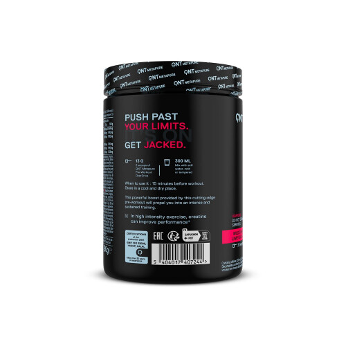 QNT Metapure Overdrive Pre-Workout Εξαιρετική γεύση και εύκολη μίξη 2