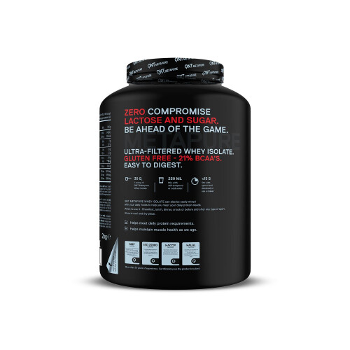 QNT Metapure Zero Carb Whey Protein Isolate Low Lactose 2 kg 1
