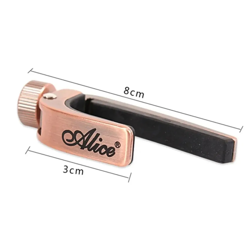 Capotraste de guitarra ajustável com rolo, perfeito, mudança rápida de tom C 1