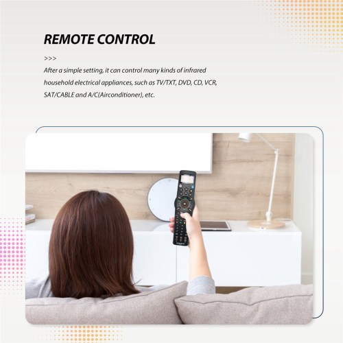 Remote Control for TV/TXT,DVD CD,VCR,SAT/CABLE and A/C 1