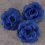 Silk Rose Flower Heads,50Pcs for Hat(Dark Blue) 1