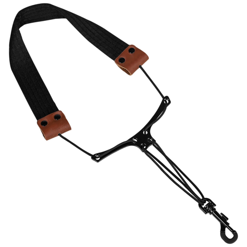 Saxophone Straps Mesh Webbing PU Straps Saxophone Neck Straps 2