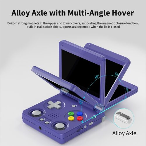 RG34XXSP Flip Handheld Game Console 3.4 Inch IPS Screen,B 2