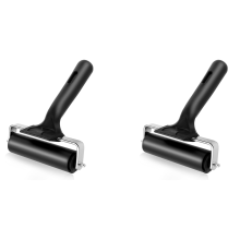 Rubber Roller,Brayer Rollers for Crafting Rubber Roller Black