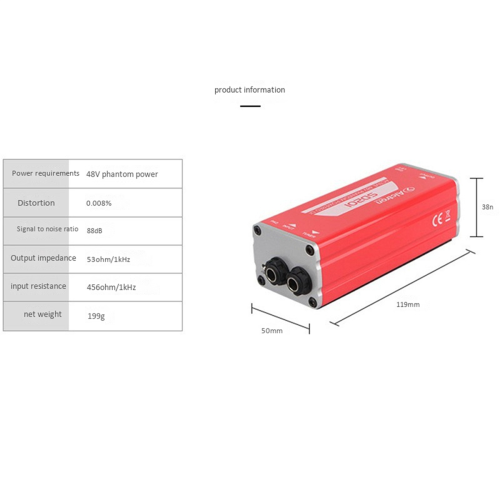 SD201 Active DI Box Impedance Transformation 2
