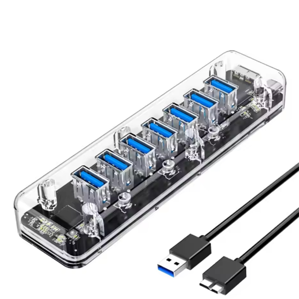 Usb Hub Multi 7 Port High Speed Usb3.0 Splitter 4711600352913