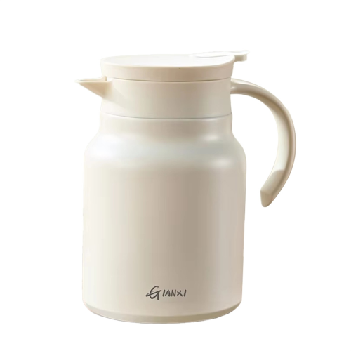 Bule de titânio Bule doméstico selado Bule branco