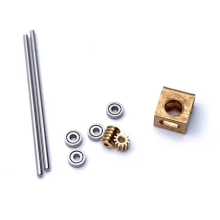0.2M Turbine Worm Gear Micro-type 90Transmission Box DIY Car Model,A