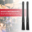 1 Pair Jazz Drum Brushes Retractable Drum Sticks 32 cm black 4