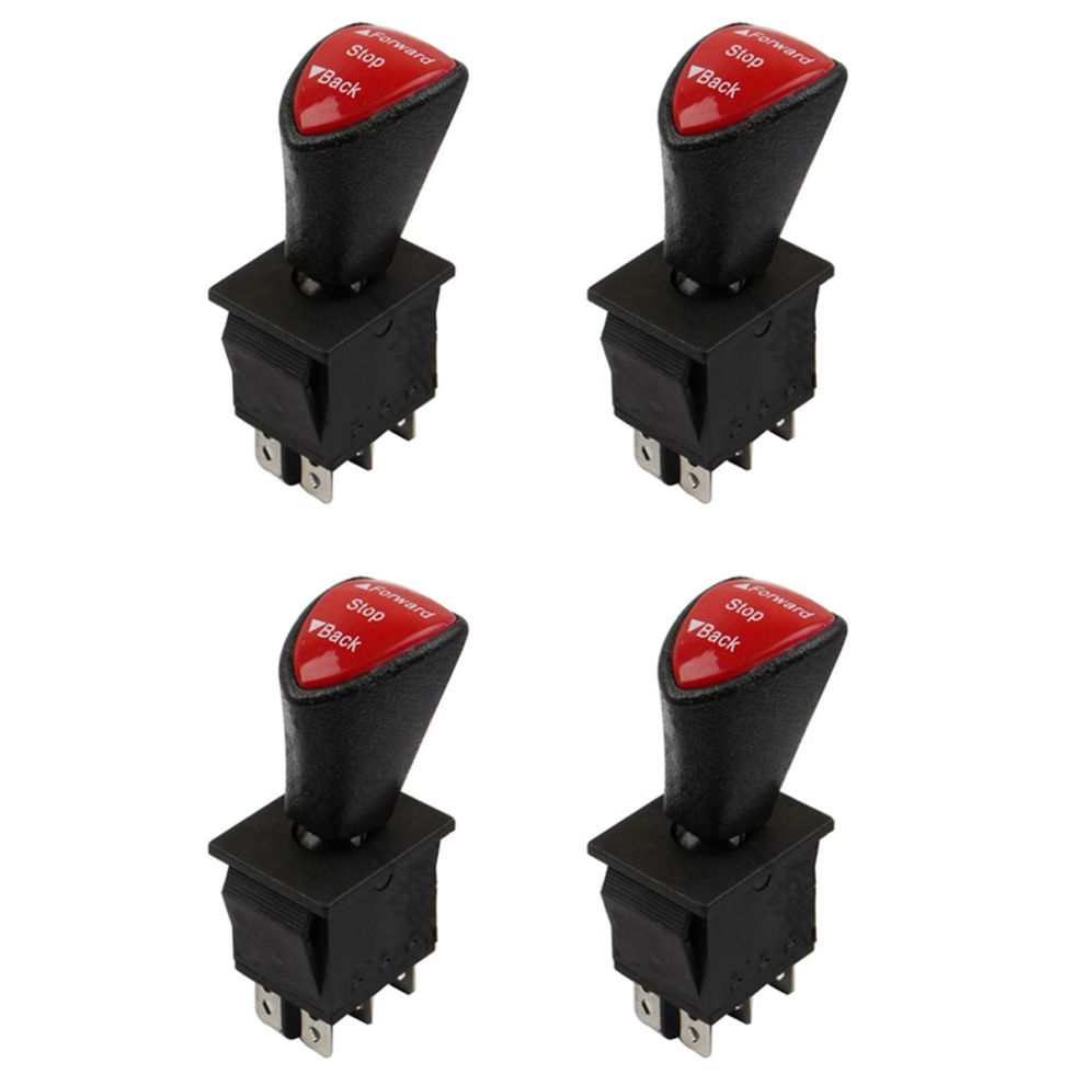 Forward-Stop-Back Dpdt 6Pin Latching Slide Rocker Switch Kcd4-604-6P 4712509933371