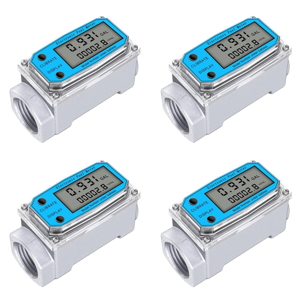 Digital Turbine Water Flow Meter Digital Lcd Display 4712509918057