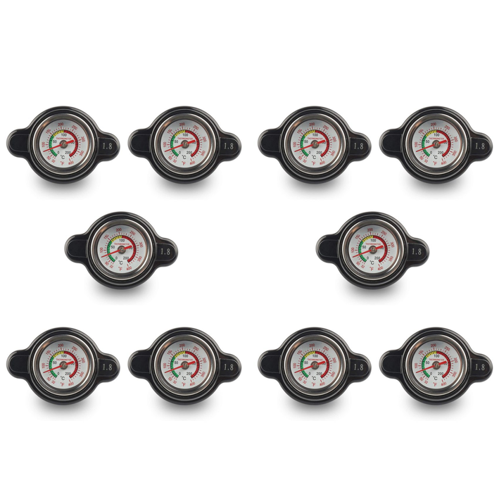 High Pressure Radiator Cap With Temperature Gauge, 1.8 Bar For 4712509919948