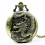 Large bronze embossed Chinese style nostalgic pocket watch 5