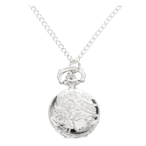 Orologio da tasca al quarzo Numeri Arabi con collana 2