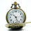Large bronze embossed Chinese style nostalgic pocket watch 4