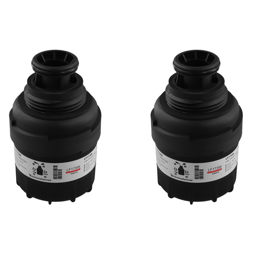 Lf17356 Oil Filter For 5266016 Isf 2.8L For Foton Tunland Black 4712509927011