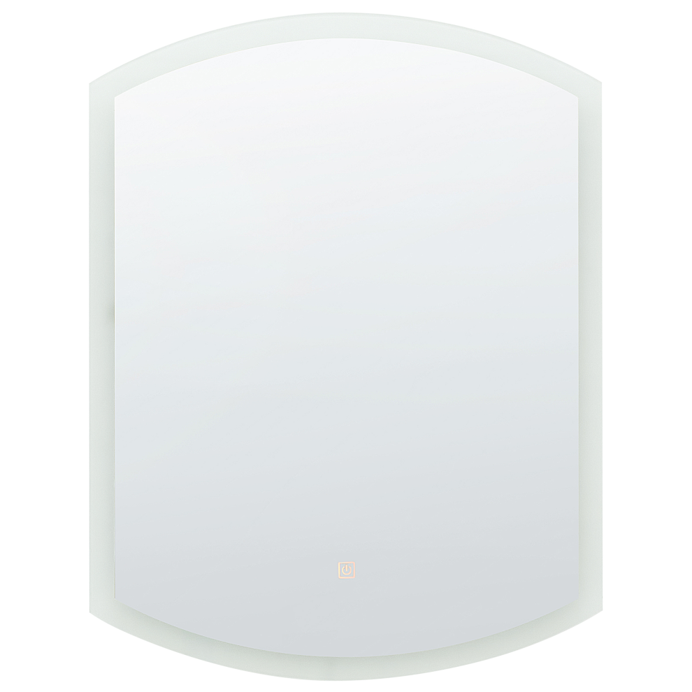 LED Bathroom Mirror BEZIERS 60 cm 78 cm Silver