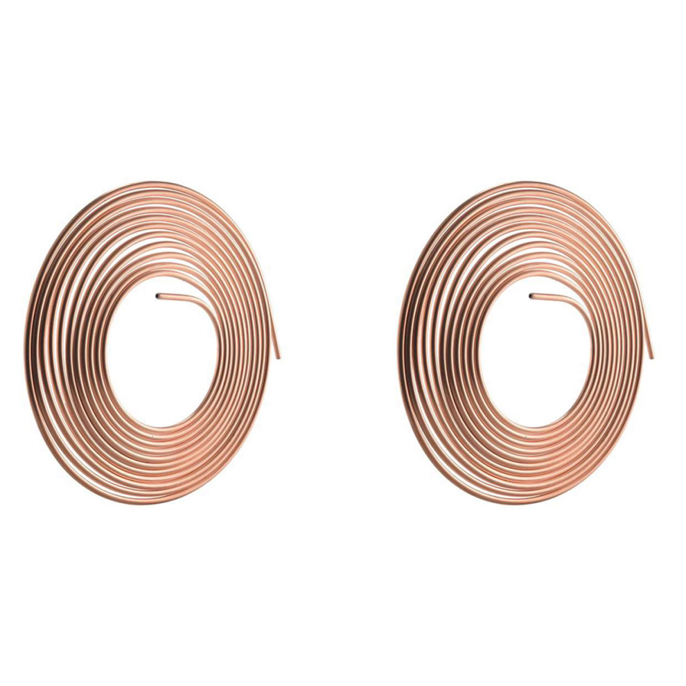 7.62M Tube Nuts Car Roll Coil of 1/4 Inch OD Copper Nickel Brake Pipe