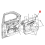 4pcs/Set Inner Door Handle Pull for Grand LHD 1