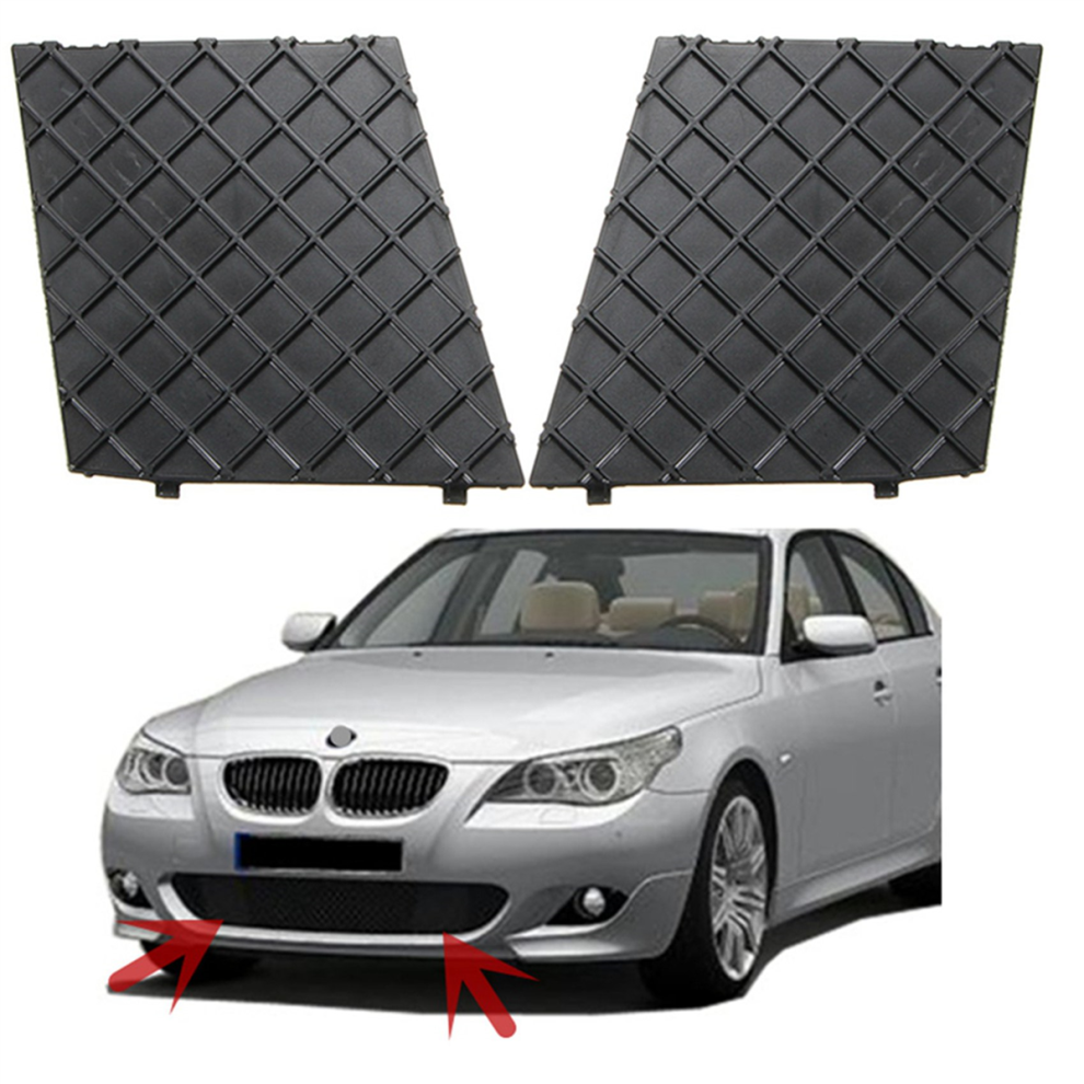 Car Front Bumper Lower Mesh Grill Plate Trim Cover For E60 E61 4712509952167