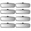 8X Car Interior Rear View Mirror Replacement 814842 for 107 1