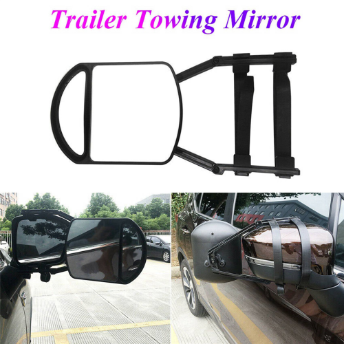 Towing Mirror Adjustable Dual Extension Mirrors Long Arm Wing Mirrors 2