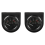 52mm 12V Weiß LED Auto Öl Temp Temperatur Gauge mit Sensor Schwarz 1