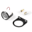 52mm 12V Weiß LED Auto Öl Temp Temperatur Gauge mit Sensor Schwarz 5