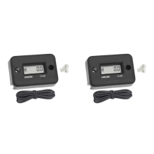 Waterproof LCD Display Digital Hour Meter Inductive Timer