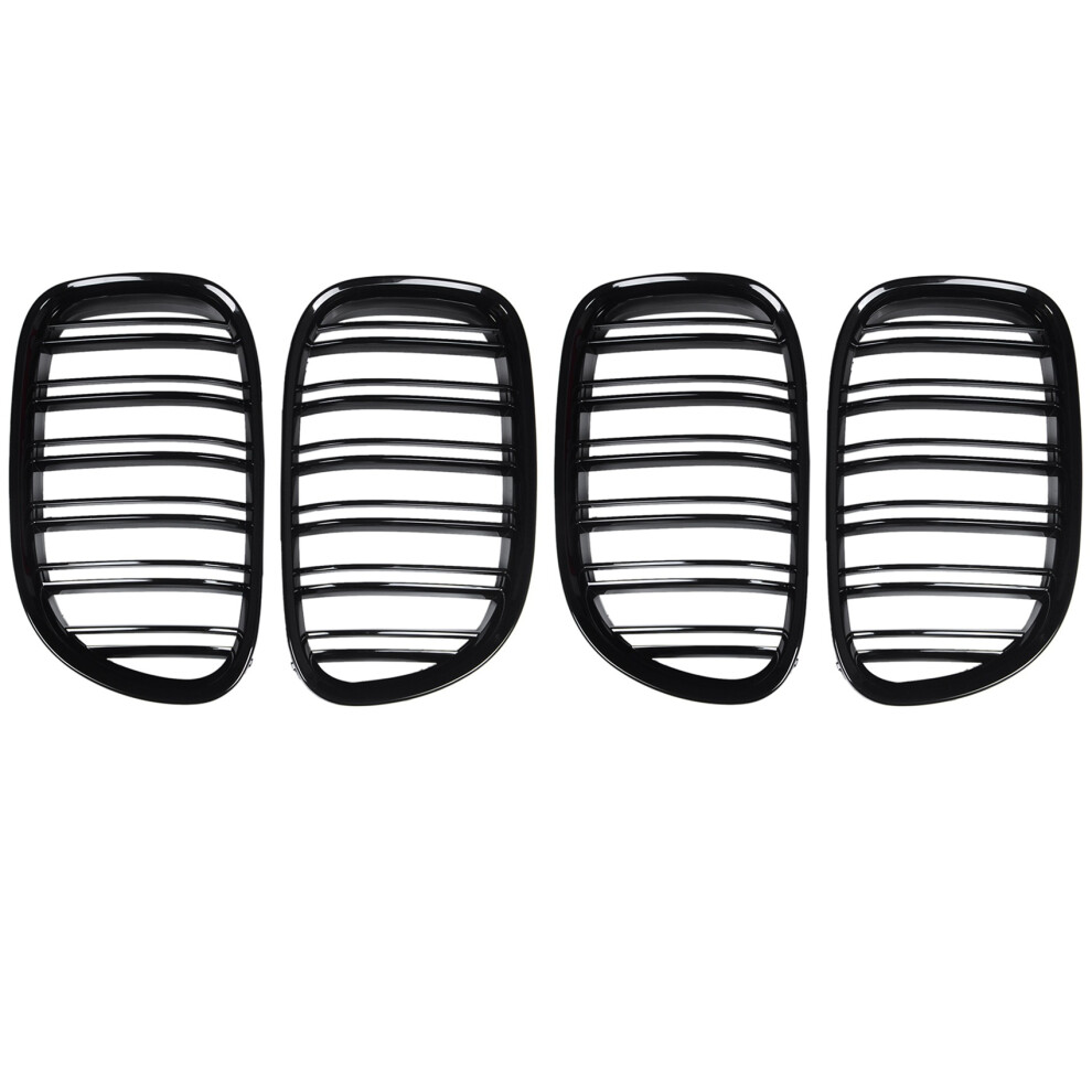 Car Front Grille Gloss For F01 F02 7-Series 730D 740D 750D Black 4713147656240