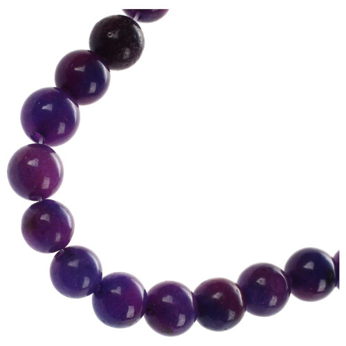 2X Sugilite Gemstone Round Beads 6mm