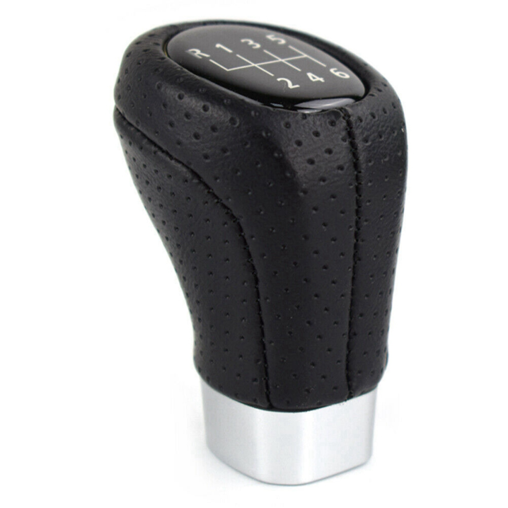 6 Speed Gear Shift Knob Leather For 1Series 3Series E81 E82 E87 4713147654611