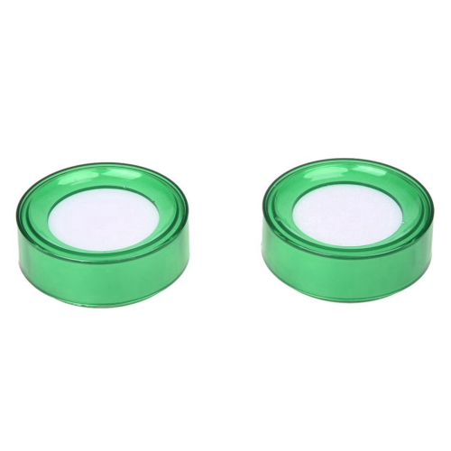 Spugna in plastica verde da 7 cm di diametro per bagnare le dita, 2 pezzi 1