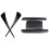 for 2016-2020 Pair Gloss Black ABS Vent Covers 1
