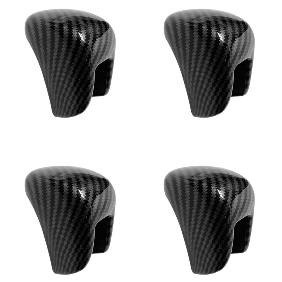 Carbon Fiber Abs Gear Shift Knob Cover Trim Fit For Grain 4713147640607