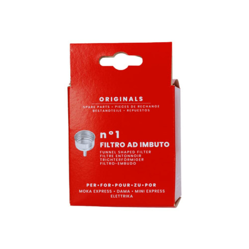 Bialetti Bialetti Spare Parts  Includes 1 Funnel Filter  Compatible with Moka E 2