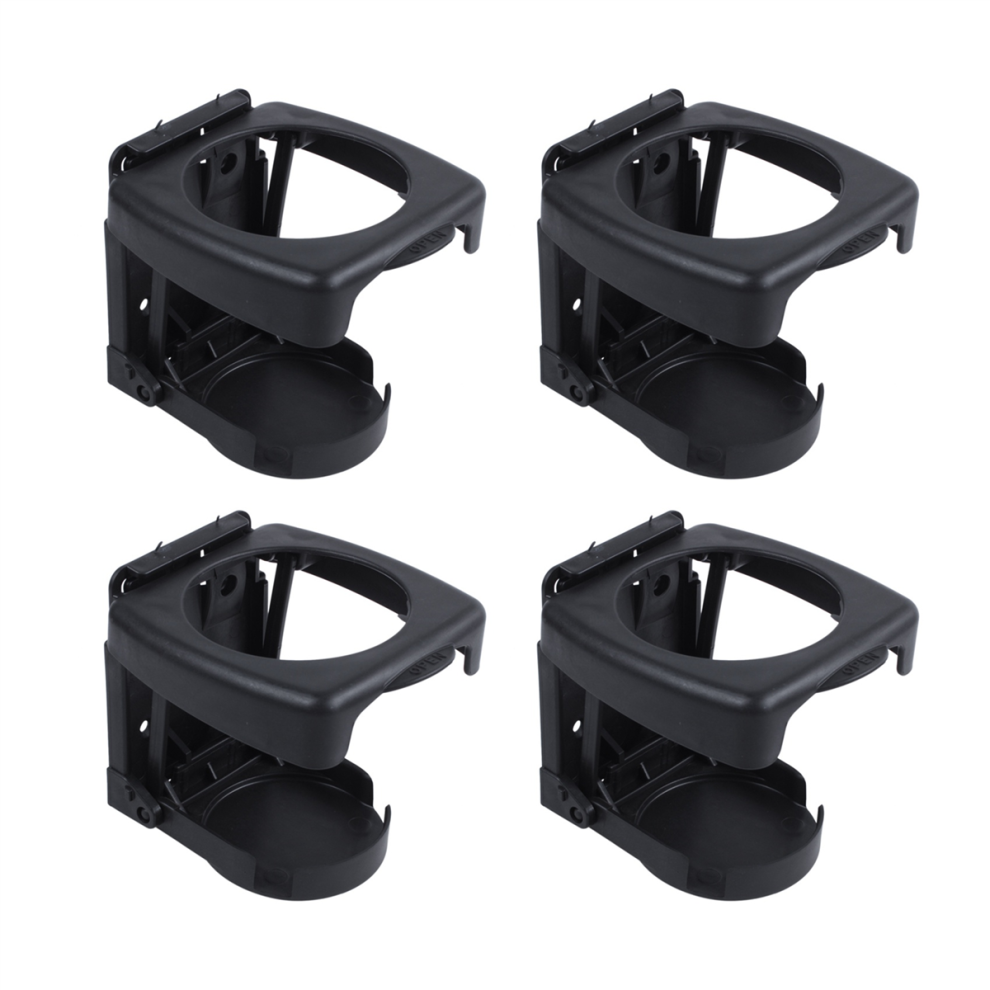 Plastic Folding Car Truck Drink Cup Can Bottle Holder Stand Black 4713147642601