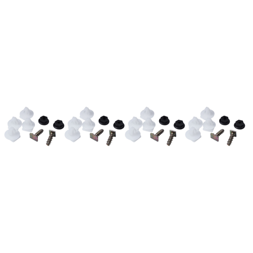 8pc Front Wheel Arch Plastic Metal Screw Nut Set For C