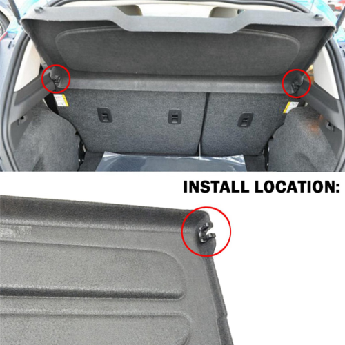 Rear Boot Trunk Load Cover Parcel Shelf Clips Bracket Mount for 2
