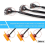 Front Grill Lights Smoked Lens Yellow LED Parking/Running 7