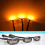 Front Grill Lights Smoked Lens Yellow LED Parking/Running 3