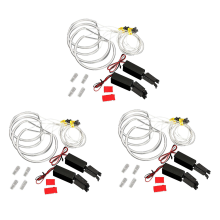 4x CCFL Angel Eye LED-Ringlicht Weiß Nicht-Projektor