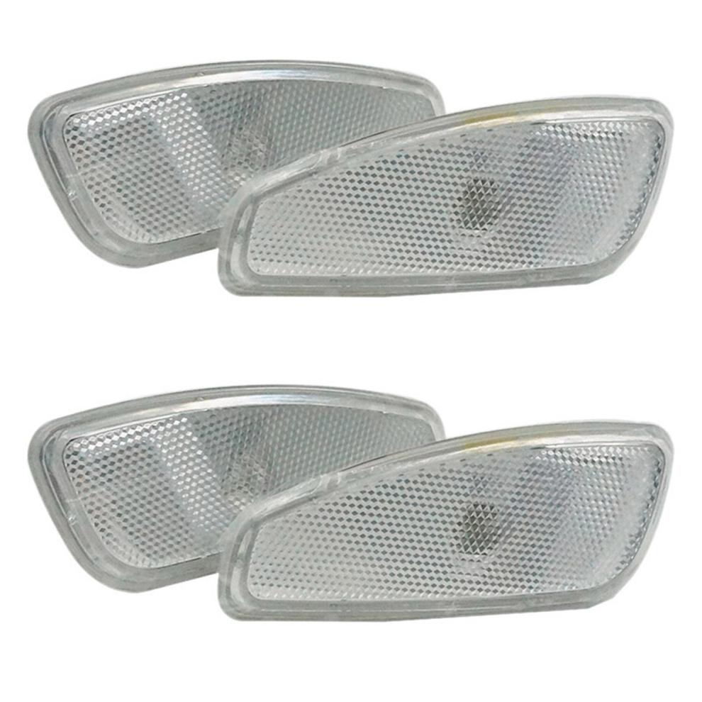 Car Side Reflection Warning Turn Signal Lamp Light/White 4713147665280