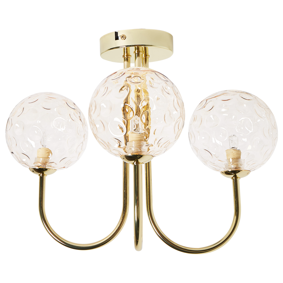 Ceiling Lamp ANADYR Glass Beige