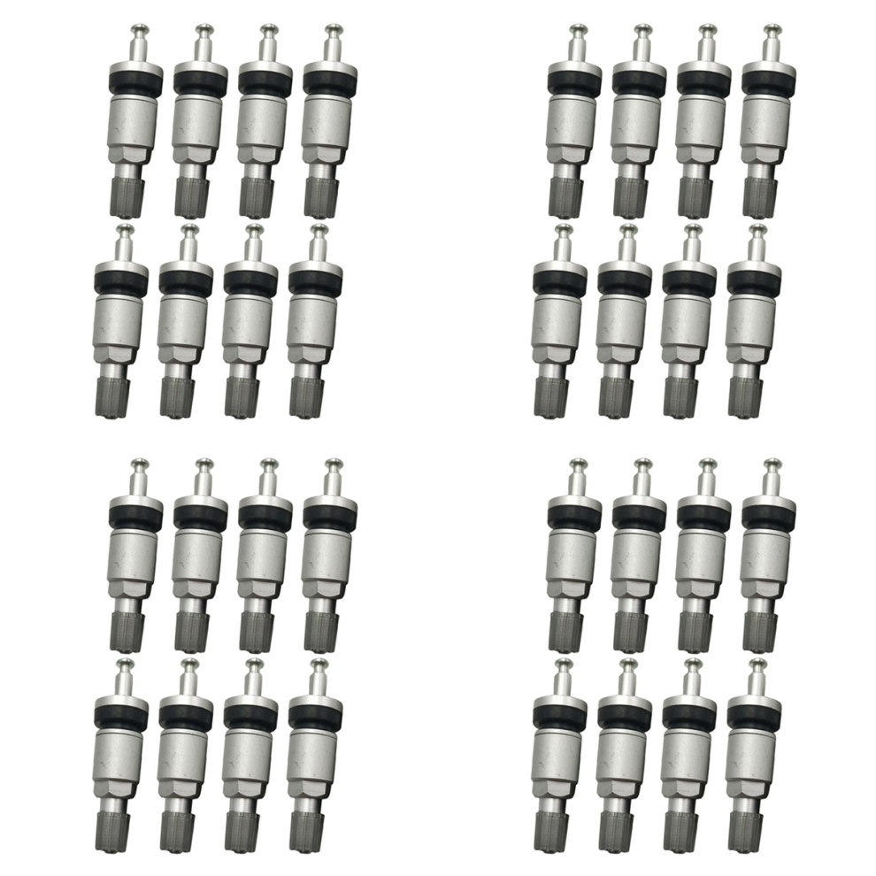 8Pcs Tpms Tire Valves For Alloy Tubeless Valve Repair Kit Silver 4713147675456