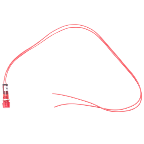 Neon Indicator Pilot Signal Lamp Red Light AC 250V w2 Wires 2