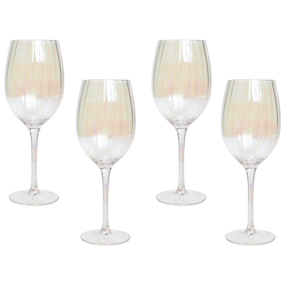 Set of 4 Wine Glasses MORGANITE 530 ml Transparent