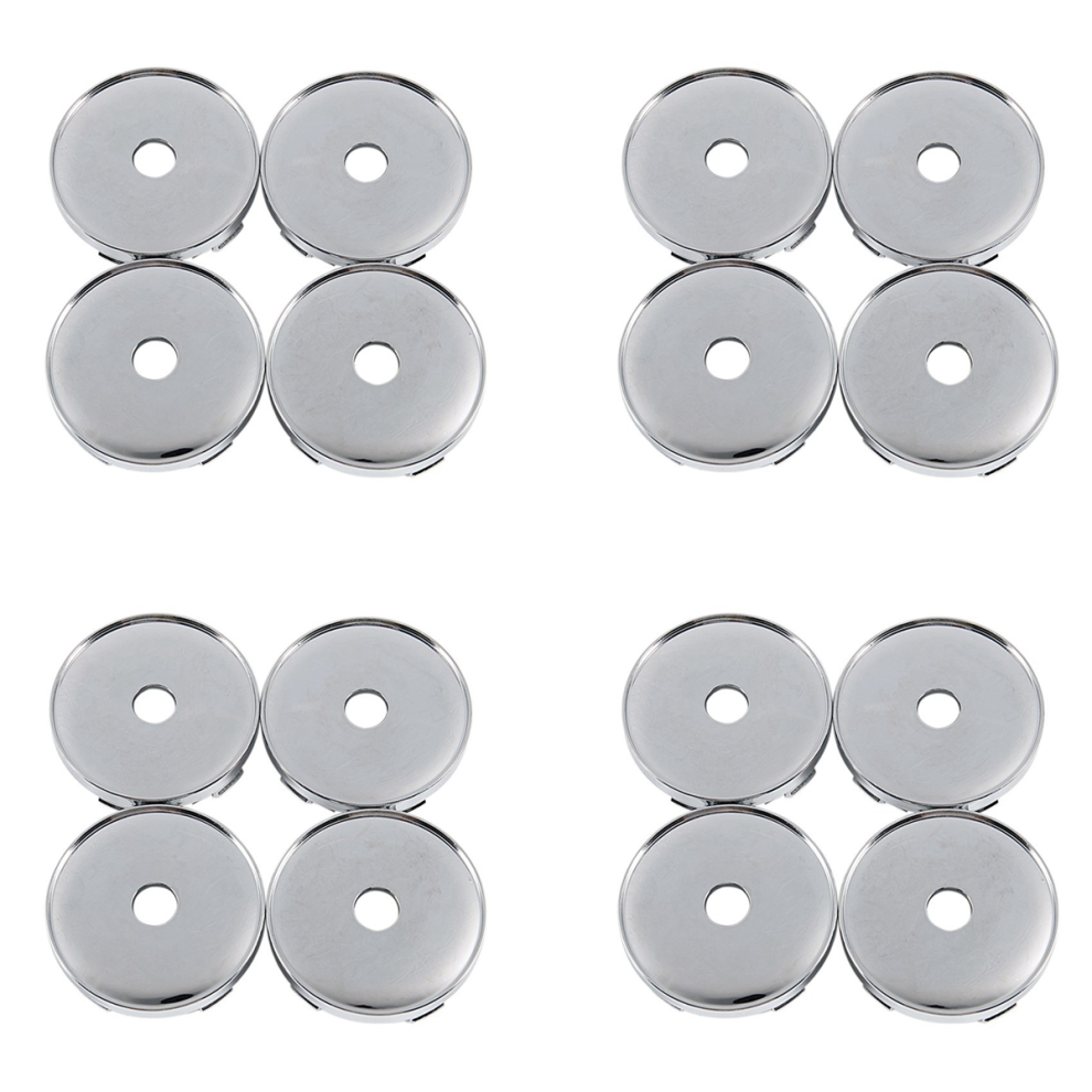 Set Of 4 Chrome Wheel Center Hub Cap Universal Car Plastic 60Mm 4713147611324